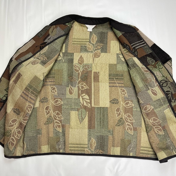 Preloved CJ Banks by Christopher and Banks Tapestry Jacket size 2X - Picture 5 of 9